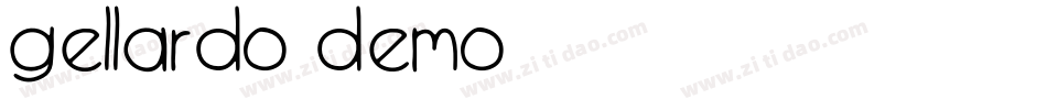 Gellardo Demo字体转换